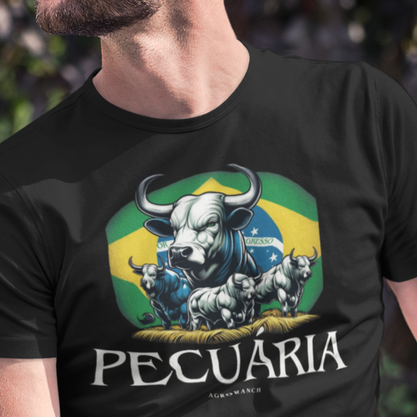 Camiseta Pecuária Brasil Agroranch - Algodão Premiun