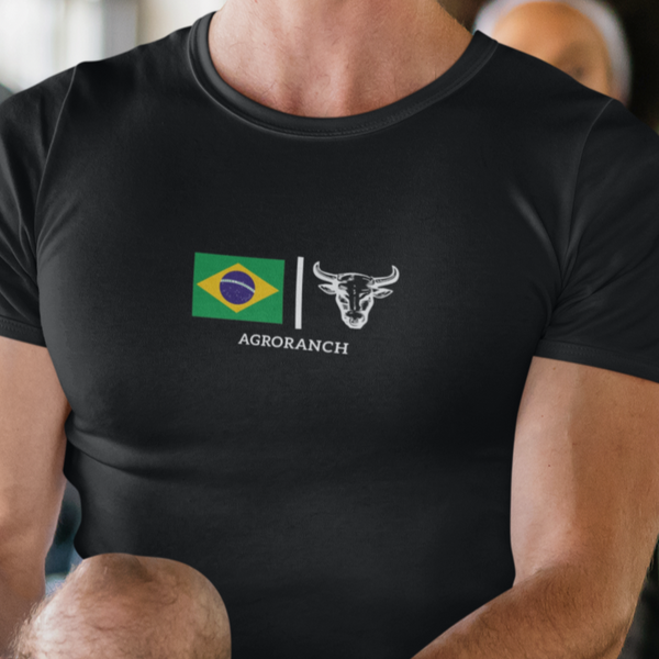 Camiseta Logo Brasil Agroranch - Dry Fit Premiun