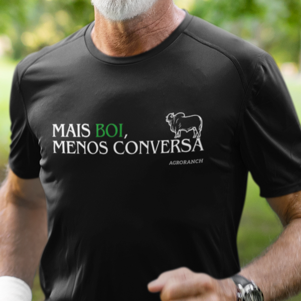 Camiseta Mais Boi Menos Conversa Agroranch - Dry Fit Premiun