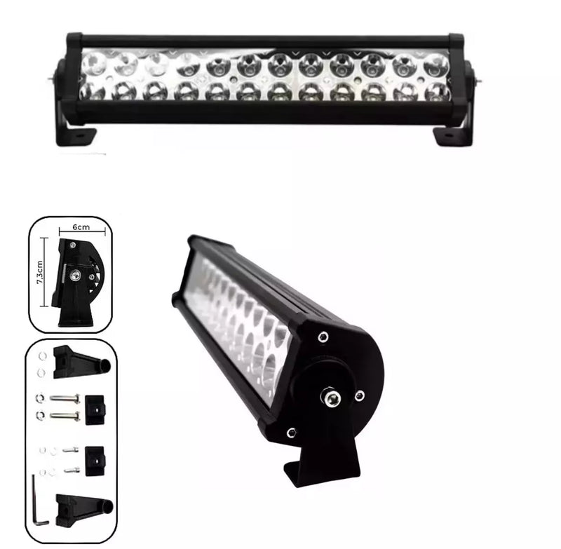 Farol Barra Led- 24 Led’s Camionetes e Pick ups