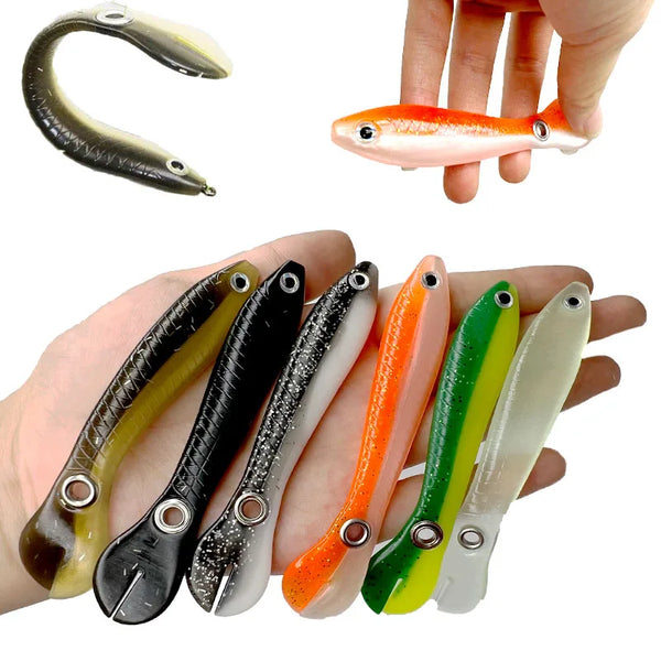 5x Isca Artificial Soft Lure AGRORANCH Biônica