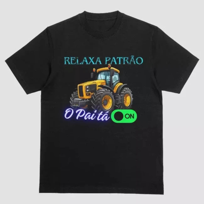 Camiseta Relaxa Patrão Agroranch - Algodão Premiun