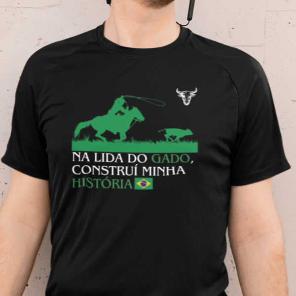Camiseta Pecuária Minha História Agroranch - Dry Fit Premiun