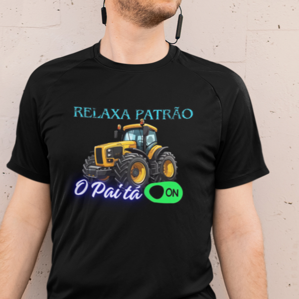 Camiseta Relaxa Patrão Agroranch  - Dry Fit Premiun